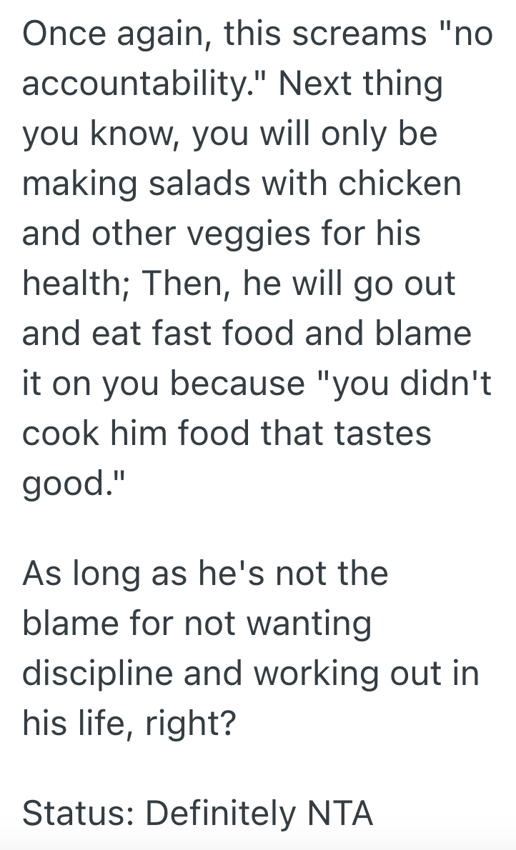 Screenshot 2025 03 18 at 10.04.43 AM Her Husband Is Frustrated That He Keeps Gaining Weight, But Hes Blaming His Weight Gain On The Wrong Person